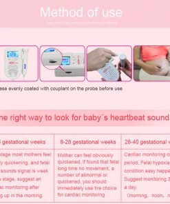 Baby Heartbeat Fetal Doppler - Hear Baby Heartbeat