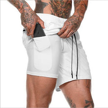 Load image into Gallery viewer, 2019 Mens 2 in 1 Fitness Running Shorts